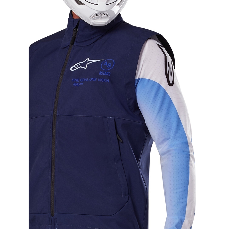 Alpinestars Techstar Softshell Blue Softshell brezrokavnik