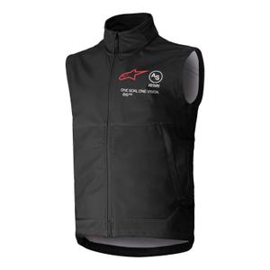 Otroški softshell brezrokavnik Alpinestars Techstar črn