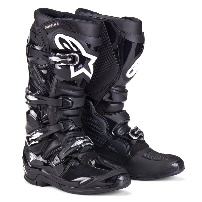 Moto škornji Alpinestars Tech 7 črne barve