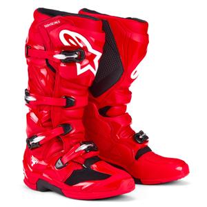 Motoristični škornji Alpinestars Tech 7 rdeči