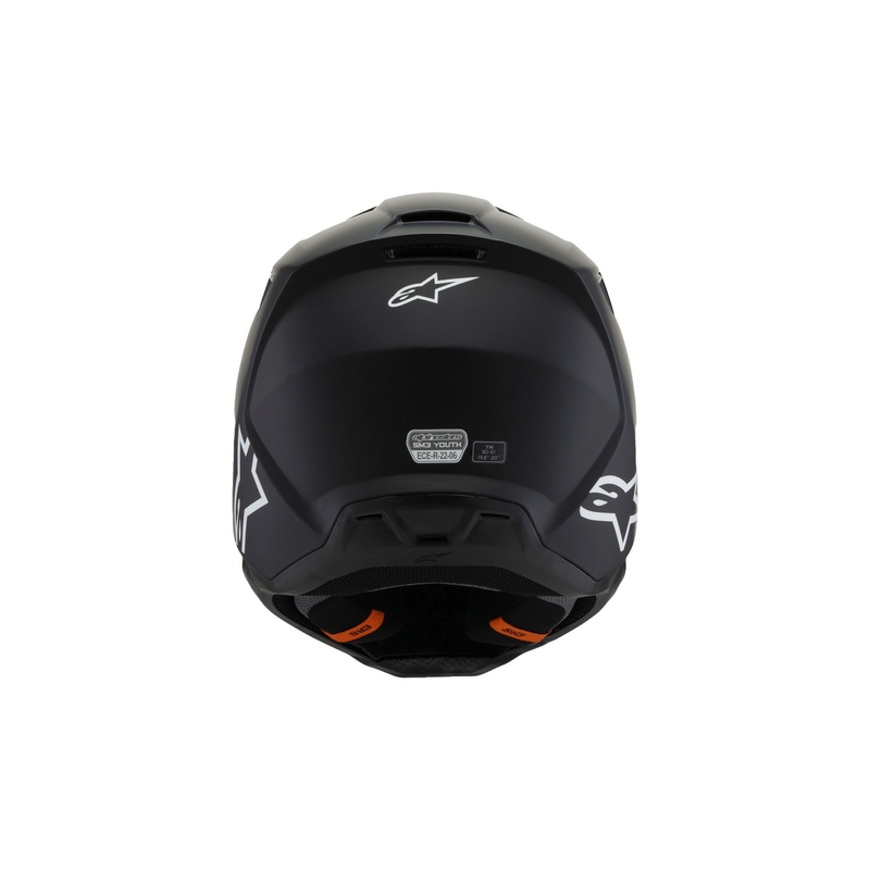 Otroška motokros čelada Alpinestars S-M3 Solid mat črna