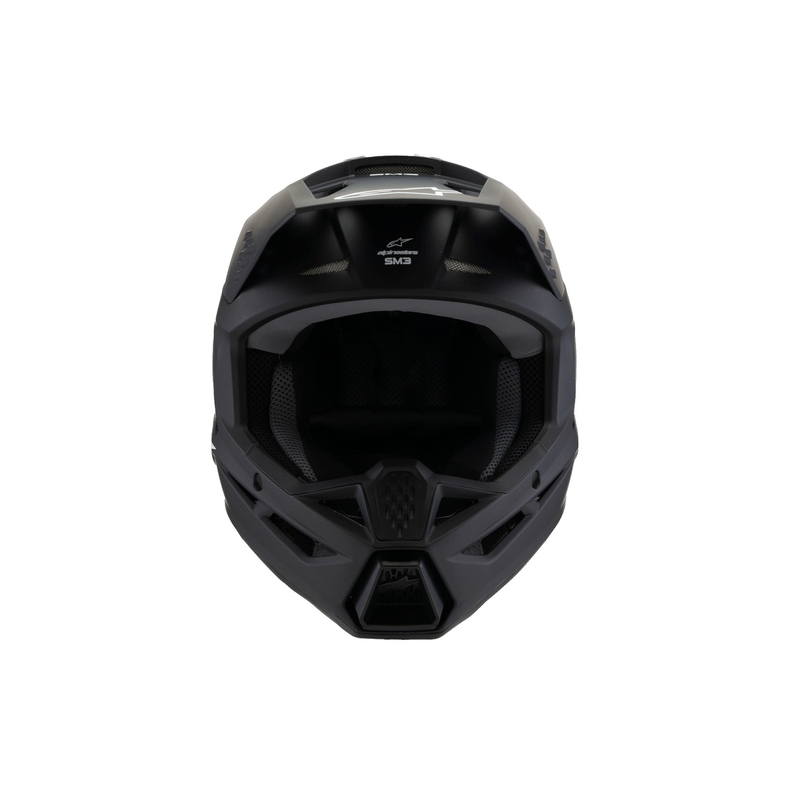 Otroška motokros čelada Alpinestars S-M3 Solid mat črna