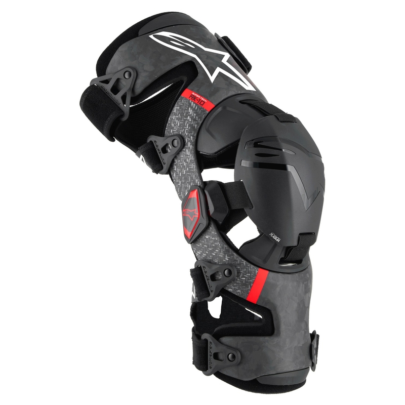 Alpinestars Supertech RK-10 Plasma kolenčniki črno-rdeči