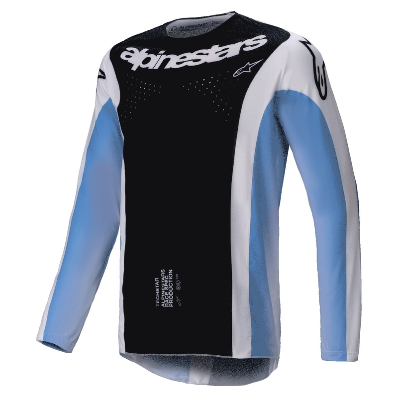 Alpinestars Techstar Melt motokros majica črno-modra