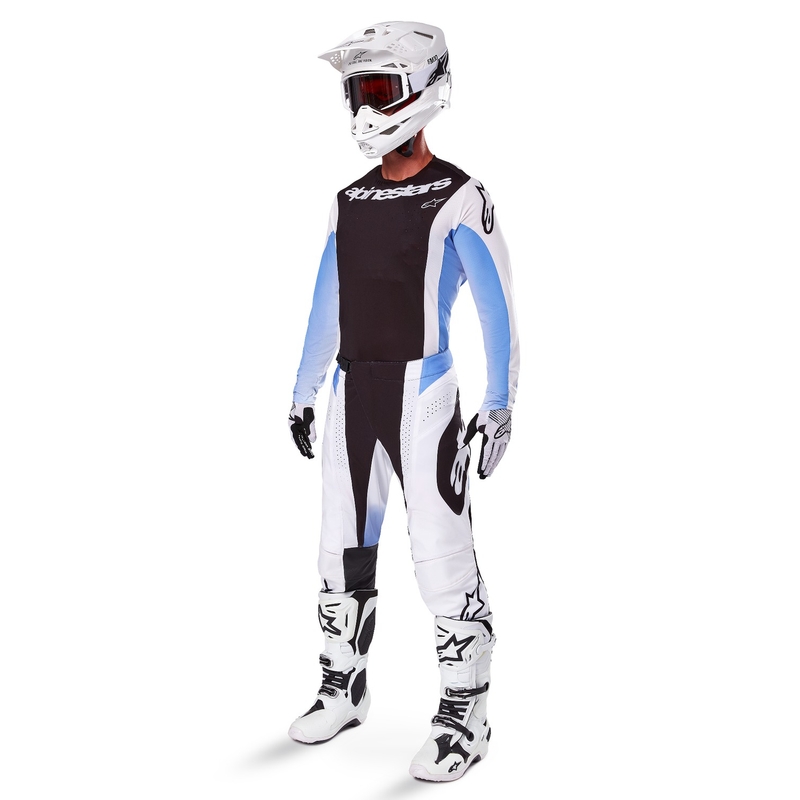 Alpinestars Techstar Melt motokros majica črno-modra