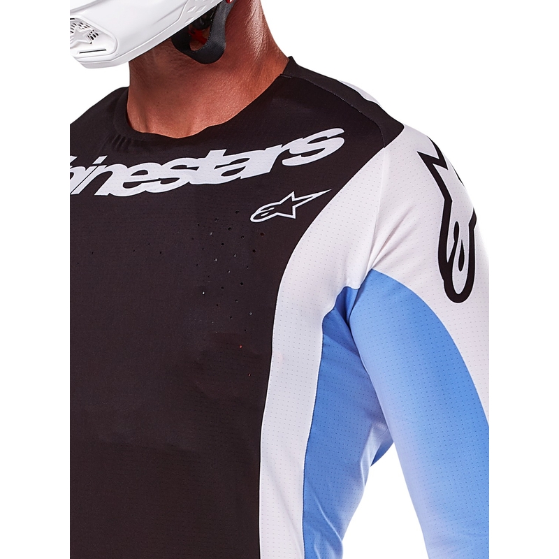 Alpinestars Techstar Melt motokros majica črno-modra