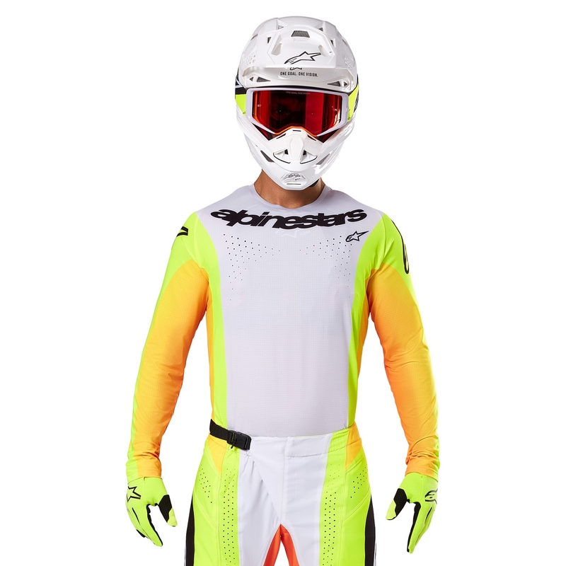 Alpinestars Techstar Melt motokros majica rumeno-črna