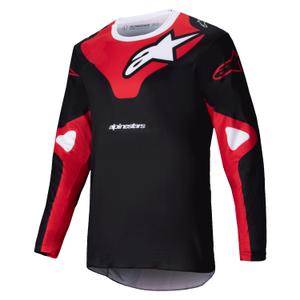 Črno-rdeča motokros majica Alpinestars Racer Veil