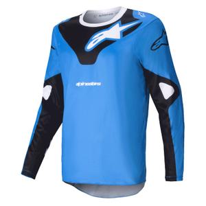 Motokros majica Alpinestars Racer Veil modro-črna