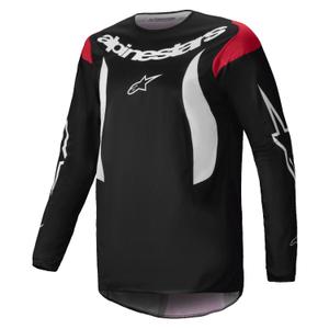 Motokros majica Alpinestars Fluid Haul črno-bela
