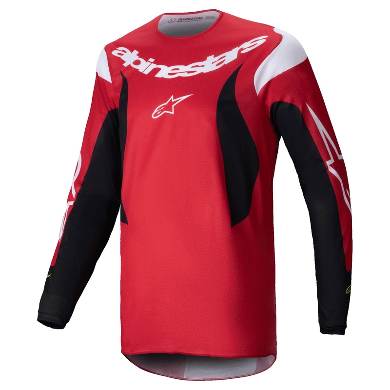Alpinestars Fluid Haul motokros majica rdeče-črna