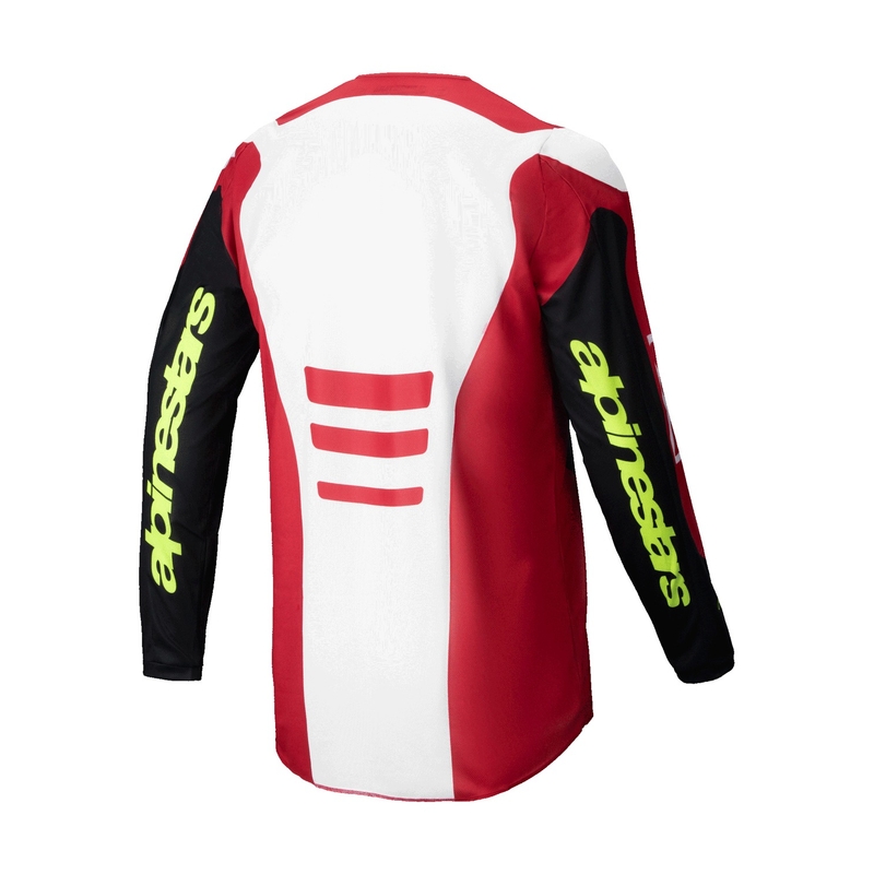 Alpinestars Fluid Haul motokros majica rdeče-črna