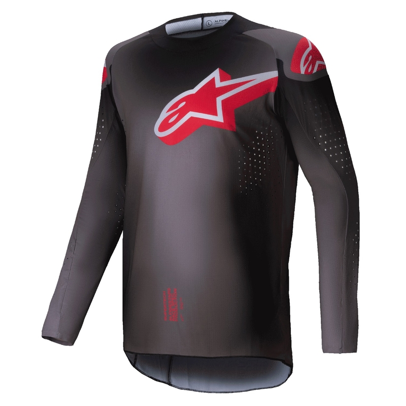 Alpinestars Supertech Lipan motokros dres dimljeno rdeč
