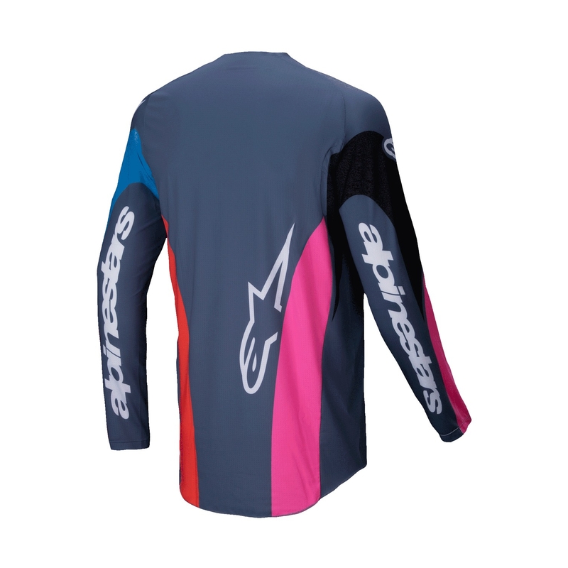 Alpinestars Techstar Dreem motokros majica siva-večbarvna