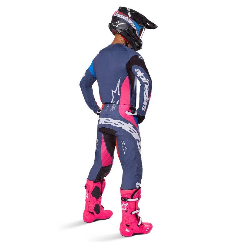 Alpinestars Techstar Dreem motokros majica siva-večbarvna