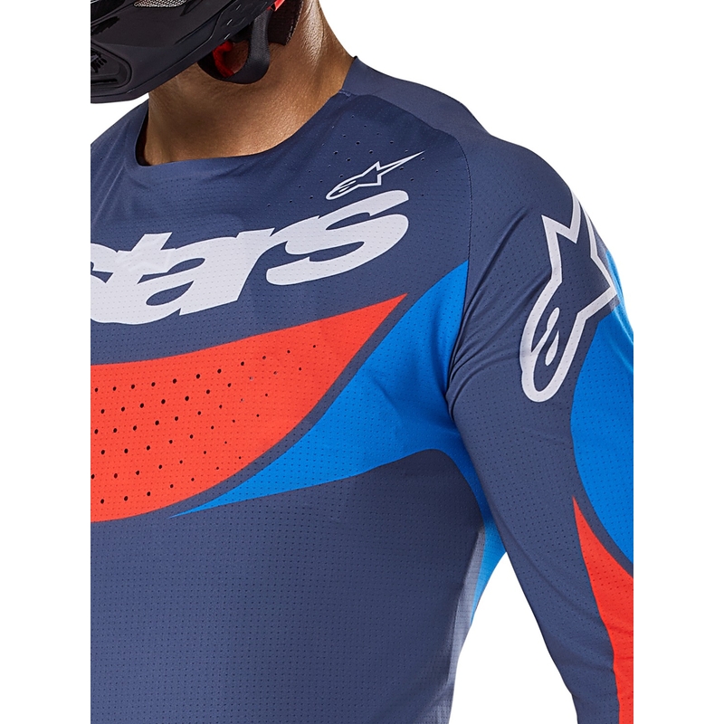 Alpinestars Techstar Dreem motokros majica siva-večbarvna