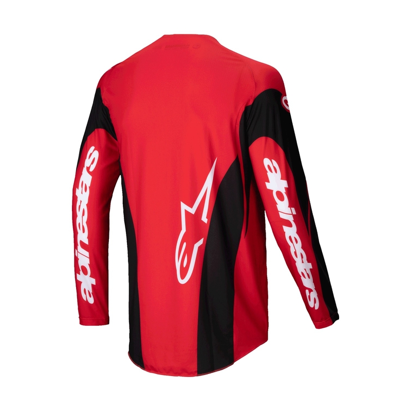 Alpinestars Techstar Dreem motokros majica rdeče-črna
