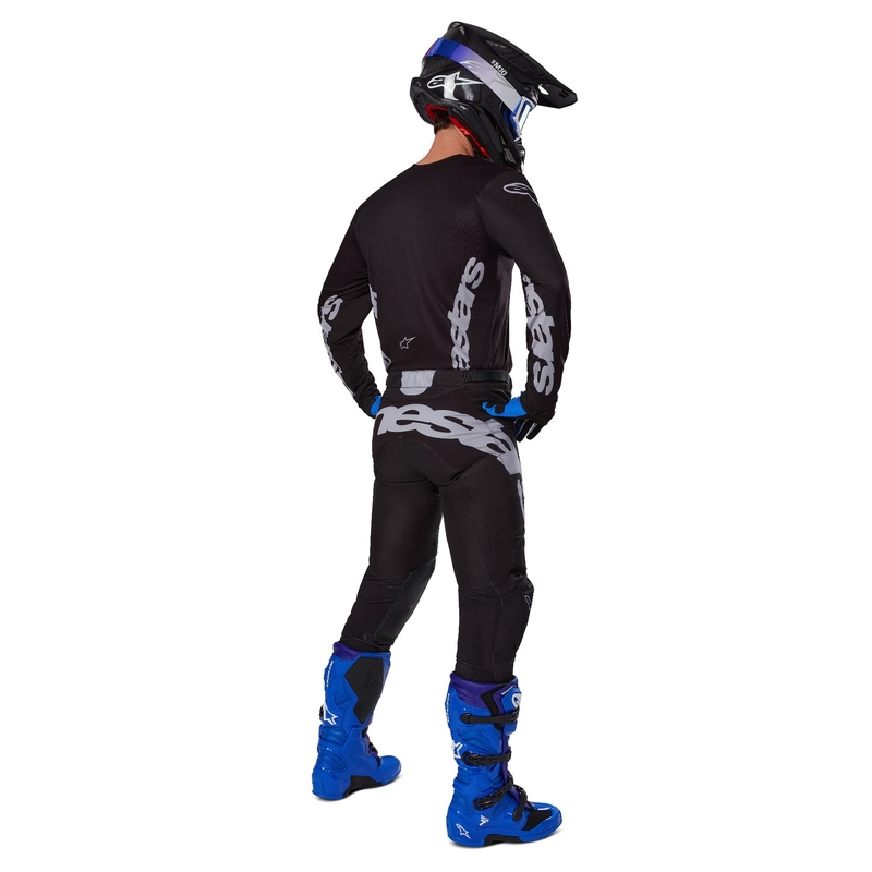 Motokros majica Alpinestars Racer Graphite črno-siva