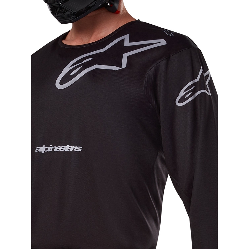 Motokros majica Alpinestars Racer Graphite črno-siva