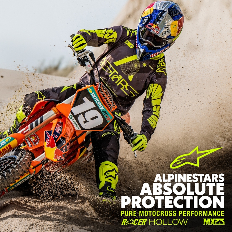 Motokros majica Alpinestars Racer Hollow temno kamuflažno-fluo rumena