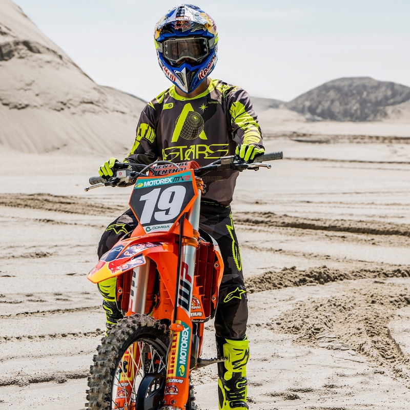 Motokros majica Alpinestars Racer Hollow temno kamuflažno-fluo rumena