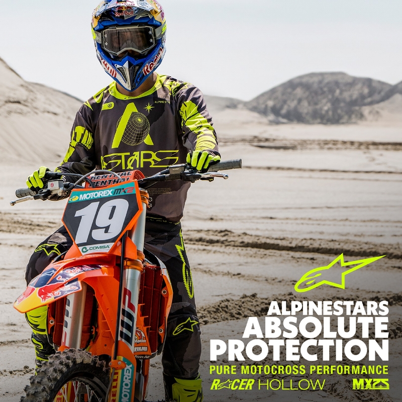 Motokros majica Alpinestars Racer Hollow temno kamuflažno-fluo rumena