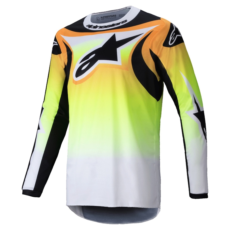 Motokros majica Alpinestars Fluid Wurx rumeno-črna