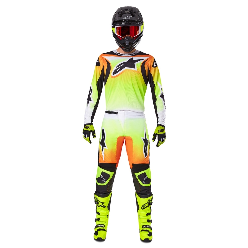 Motokros majica Alpinestars Fluid Wurx rumeno-črna