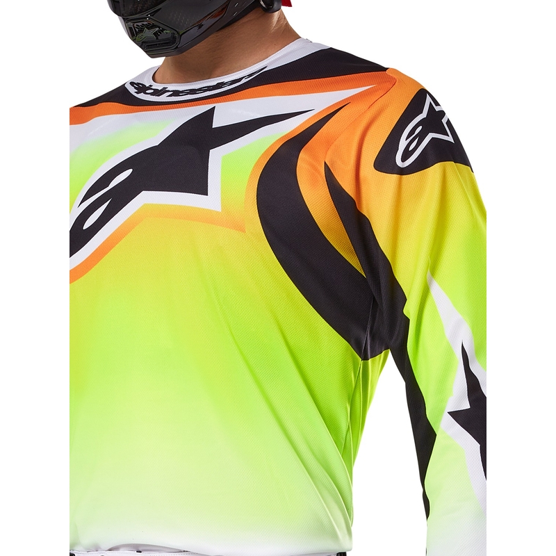 Motokros majica Alpinestars Fluid Wurx rumeno-črna