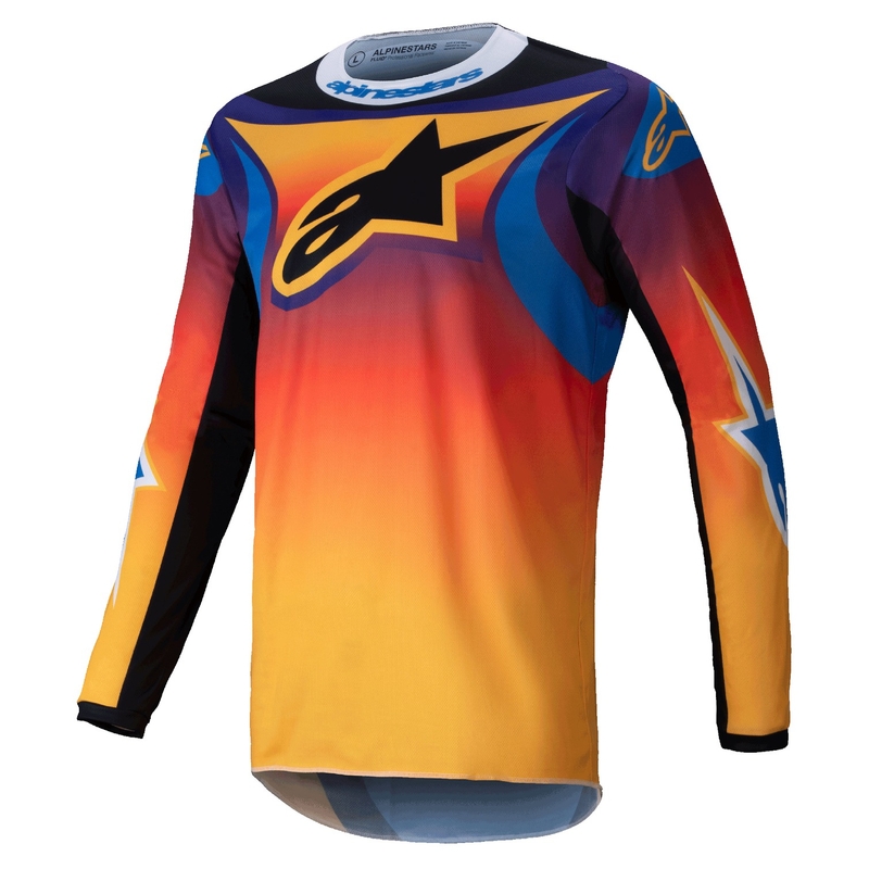 Večbarvna motokros majica Alpinestars Fluid Wurx