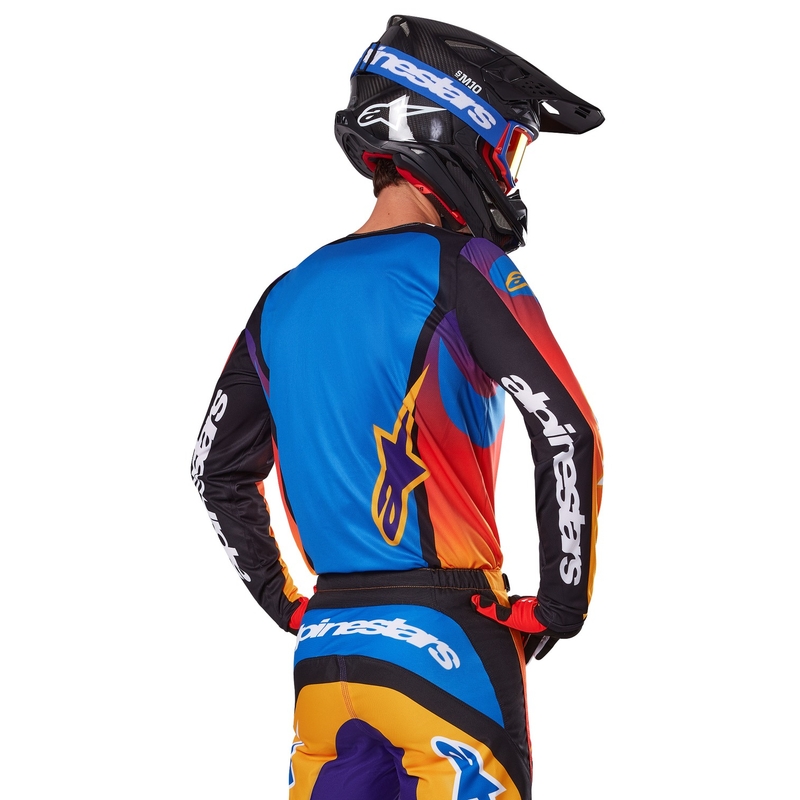 Večbarvna motokros majica Alpinestars Fluid Wurx