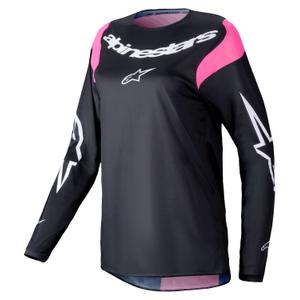 Alpinestars Stella Fluid Haul ženski motokros dres Black-Fluo Pink