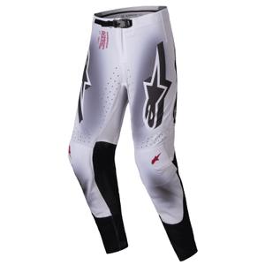 Motokros hlače Alpinestars Supertech Maker srebrno-črne