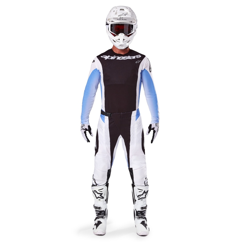 Motokros hlače Alpinestars Techstar Melt črno-modre