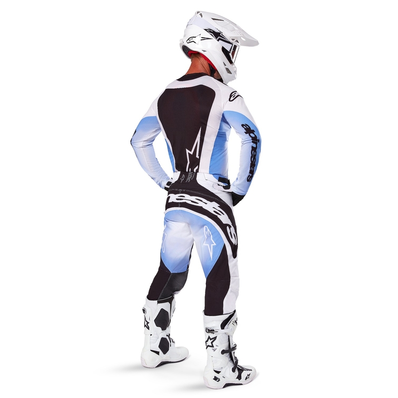 Motokros hlače Alpinestars Techstar Melt črno-modre