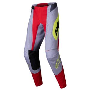 Alpinestars Techstar Melt motokros hlače rdeče-sive