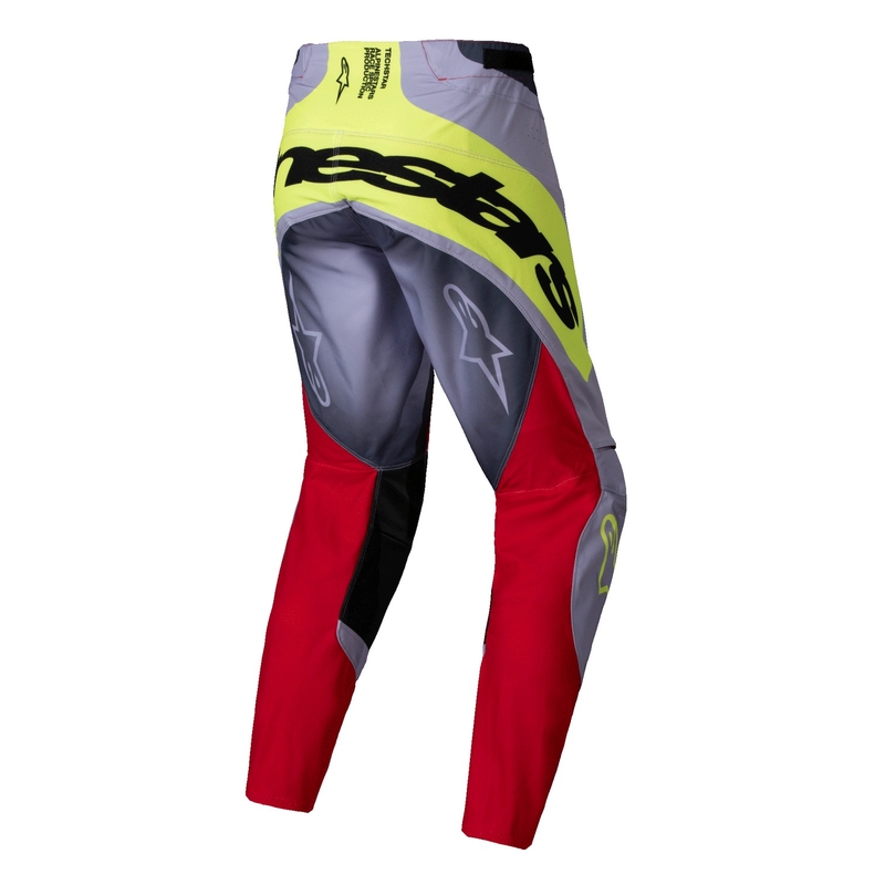 Alpinestars Techstar Melt motokros hlače rdeče-sive