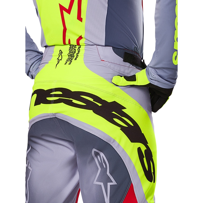 Alpinestars Techstar Melt motokros hlače rdeče-sive