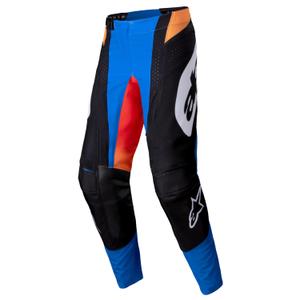 Motokros hlače Alpinestars Techstar Melt oranžno-modre