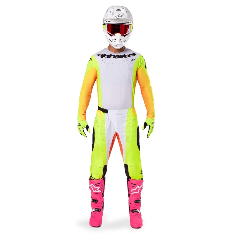 Motokros hlače Alpinestars Techstar Melt rumeno-črne