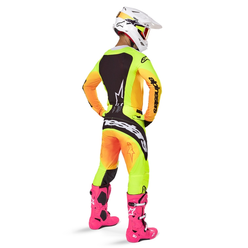 Motokros hlače Alpinestars Techstar Melt rumeno-črne