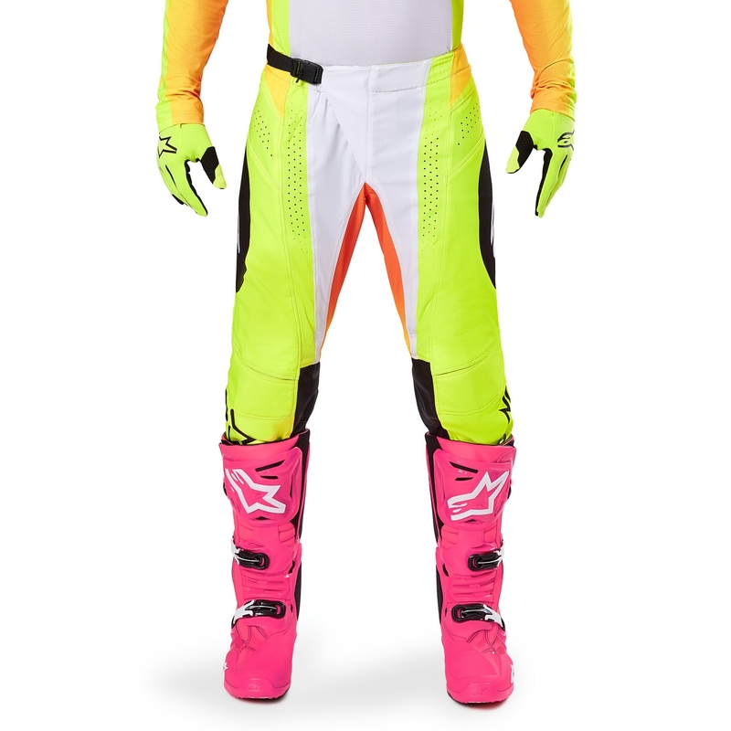 Motokros hlače Alpinestars Techstar Melt rumeno-črne