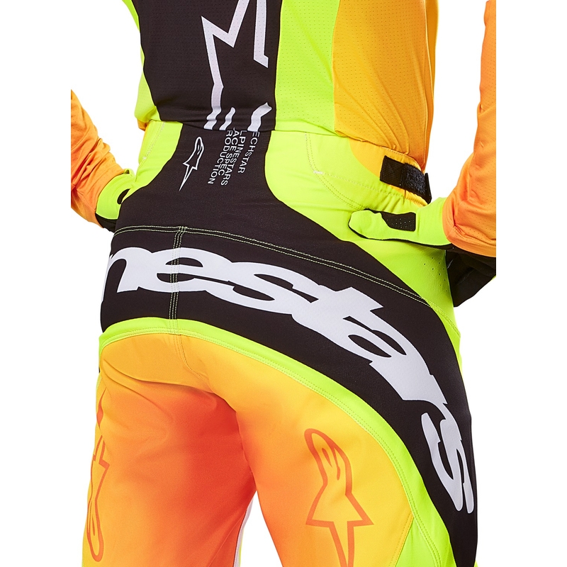 Motokros hlače Alpinestars Techstar Melt rumeno-črne