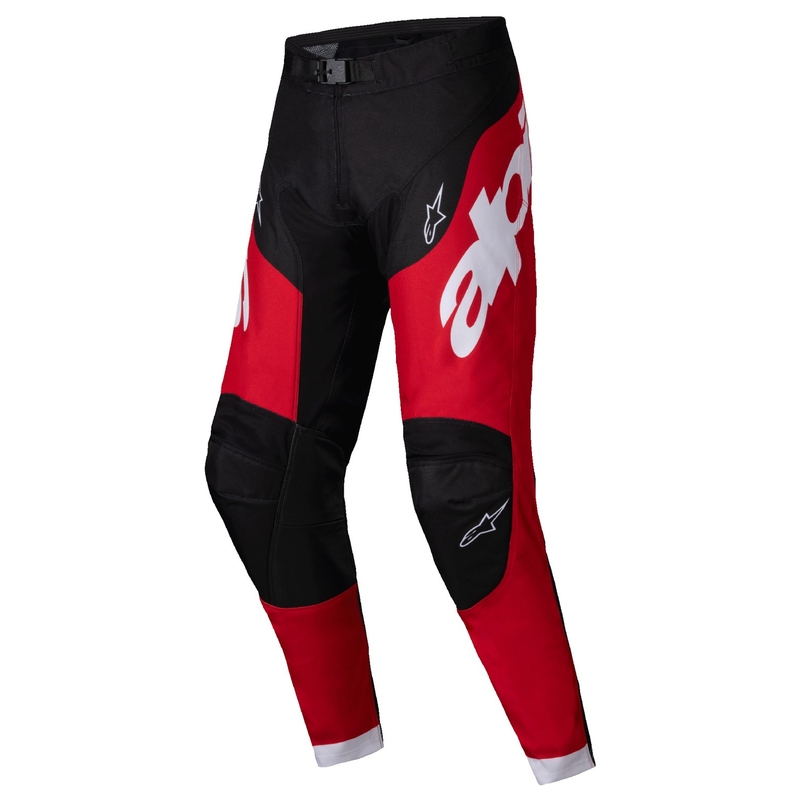 Črno-rdeče motokros hlače Alpinestars Racer Veil