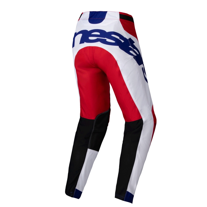 Motokros hlače Alpinestars Racer Veil rdeče-bele