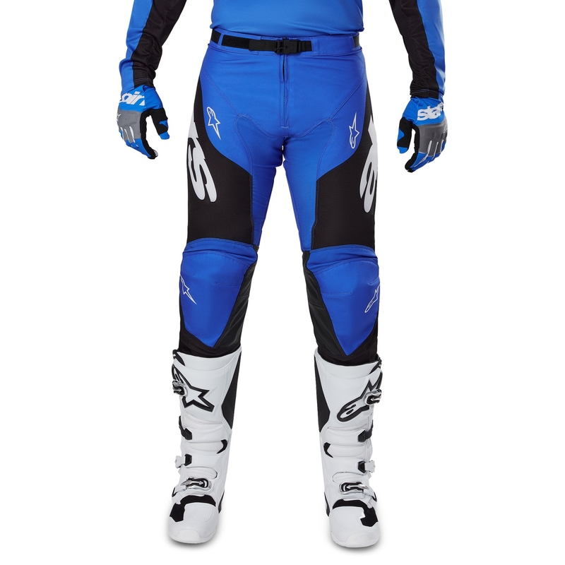 Motokros hlače Alpinestars Racer Veil modro-črne