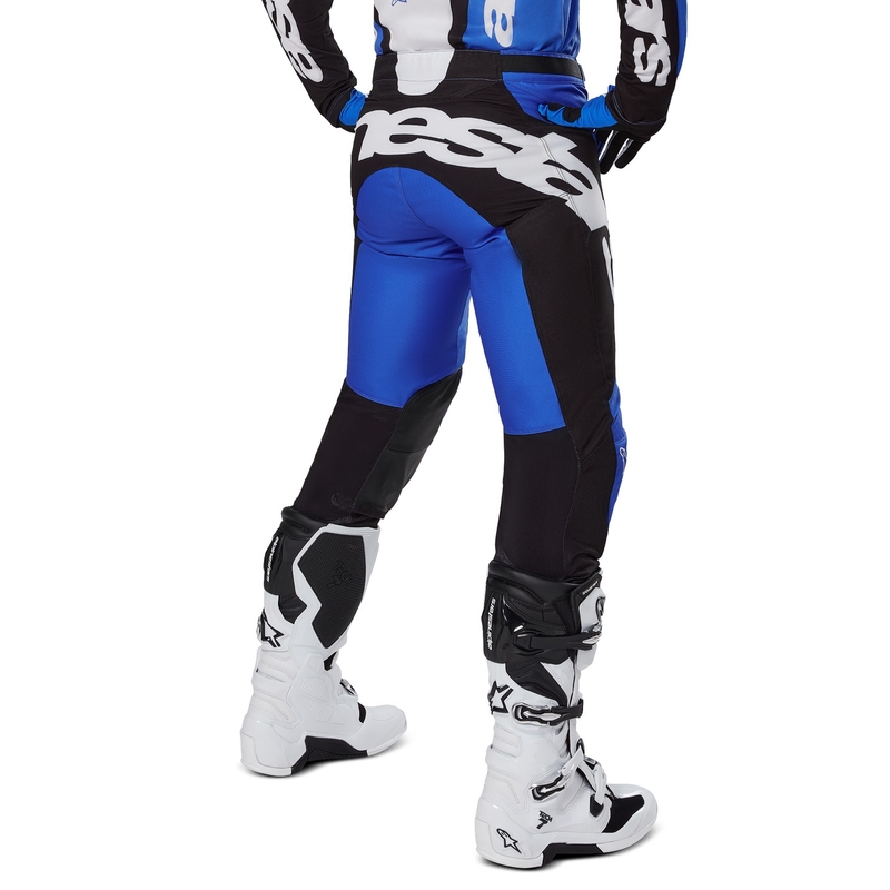 Motokros hlače Alpinestars Racer Veil modro-črne