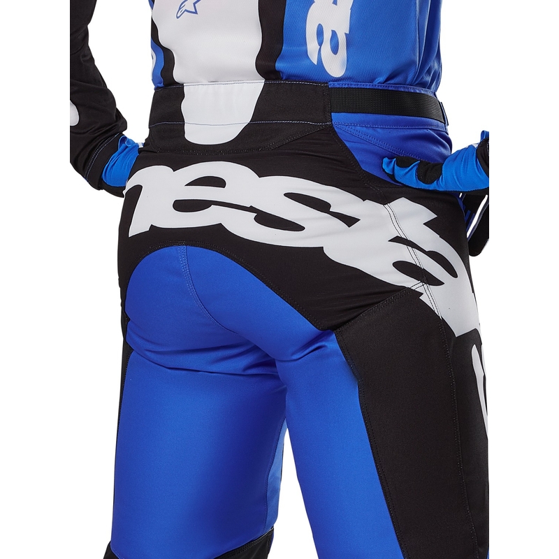 Motokros hlače Alpinestars Racer Veil modro-črne
