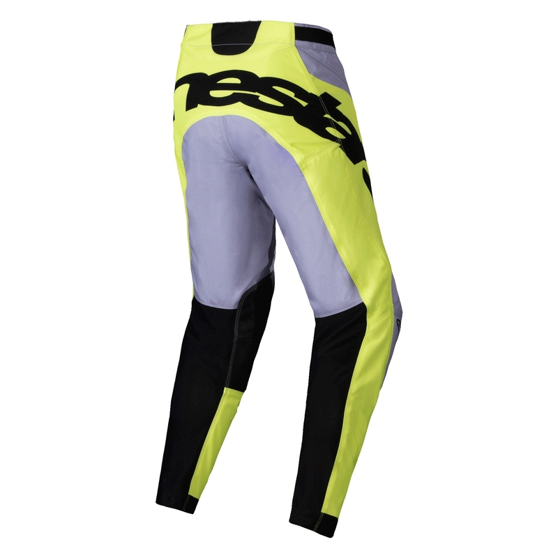 Motokros hlače Alpinestars Racer Veil sivo-fluo rumene