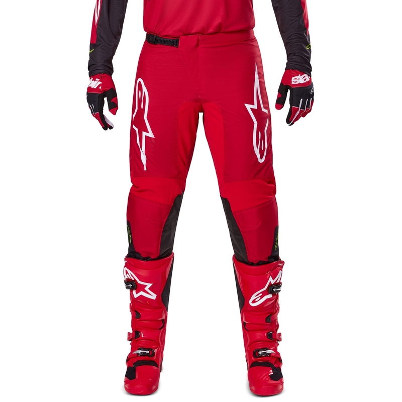 Motokros hlače Alpinestars Fluid Haul rdeče-črne